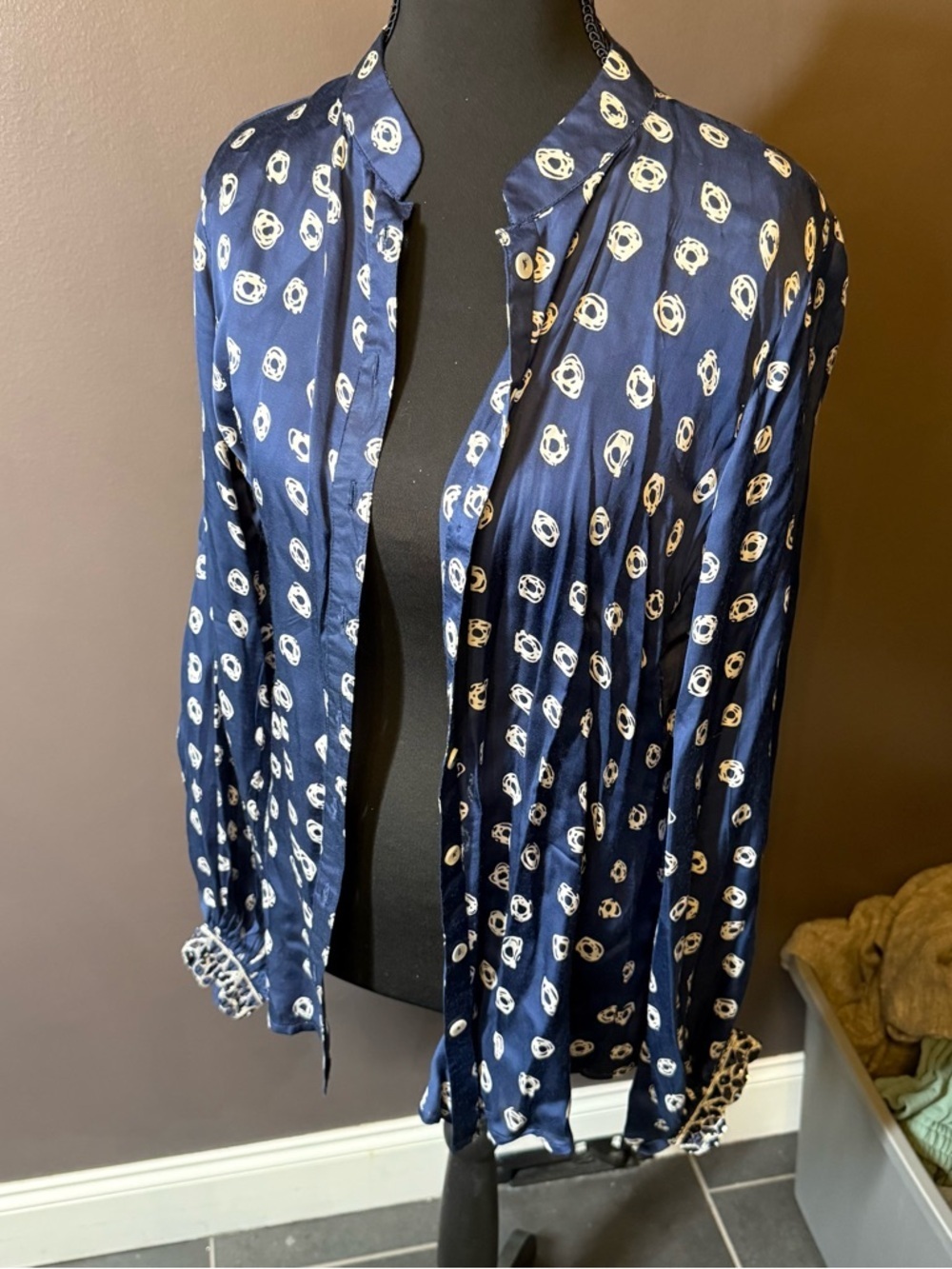 Indian or Pakistani blue top and skirt matching set